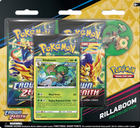 Pokémon TCG: Crown Zenith - Rillaboom Pin Collection