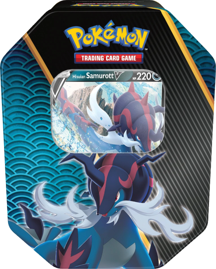 Pokémon TCG: Divergent Powers - Hisuian Samurott V Tin
