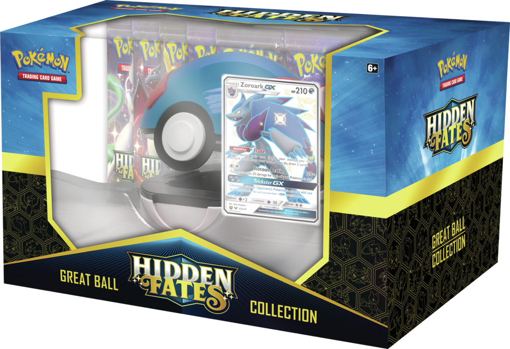 Pokémon TCG: Hidden Fates - PokeBall (Great Ball) Collection Box