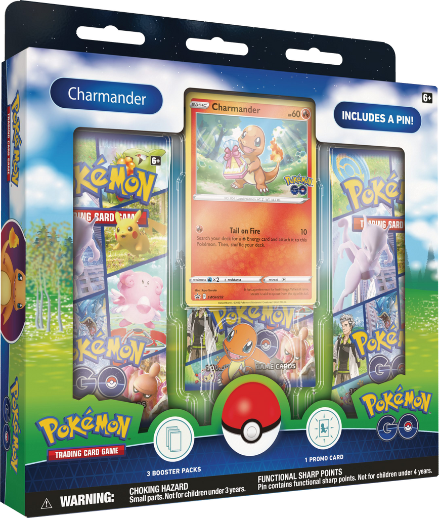 Pokémon TCG: Pokemon GO - Charmander Pin Collection