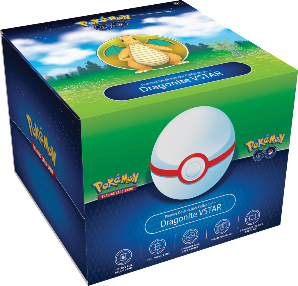 Pokémon TCG: Pokemon GO - Dragonite VSTAR Premier Deck Holder Collection
