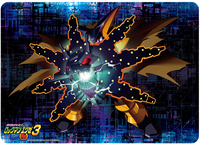 Rockman.EXE 3 - Forte.EXE (Bass.EXE) Rubber Play Mat