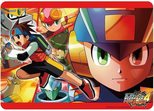 Rockman.EXE 4: Red Sun Rubber Play Mat