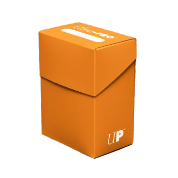 Solid Pumpkin Orange Deck Box