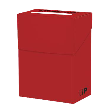 Solid Red Deck Box