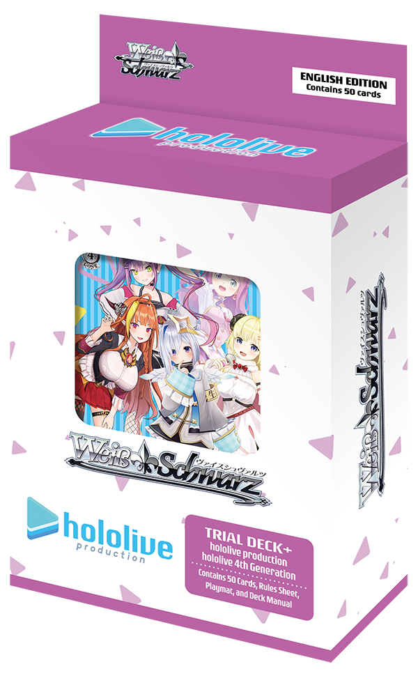 Weiss Schwarz TCG - Hololive Production: 4th Generation English Trial Deck+
